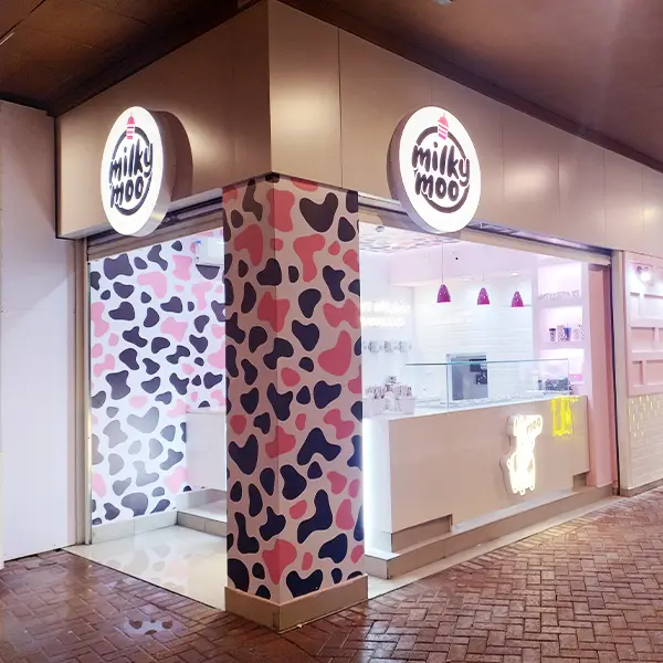 Engenharia Arquitetura Especializada em lojas de Shopping Milk Boo Sao Paulo Brasil Report Galeria