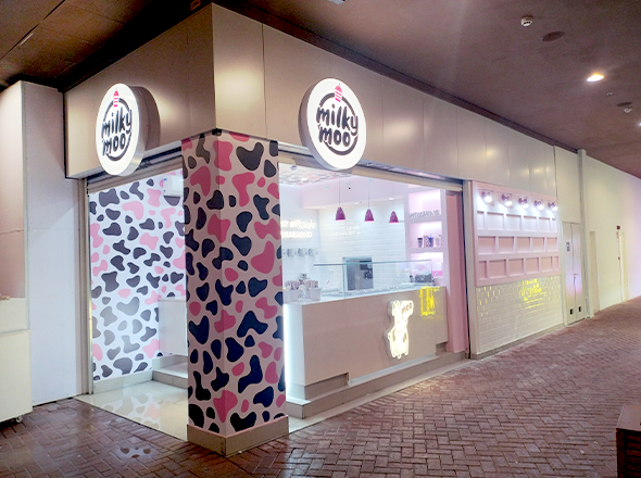 Report Engenharia Arquitetura Implantação de loja em outlet com projetos integrados alinhamento técnico com a administração Milky Moo – Outlet Catarina 1