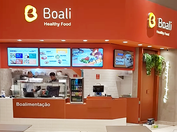 Report Engenharia Arquitetura Projetos Lojas Quiosques construções rápidas, seguindo normas rígidas de segurança e horários restritos Boali healthy food 1