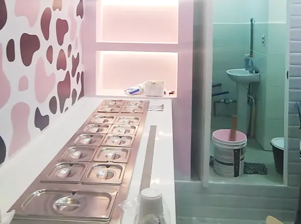 Report Engenharia Arquitetura empresa especializada em soluções modulares de quiosques de shopping em São Paulo Milky Moo Internacional Guarulhos 1