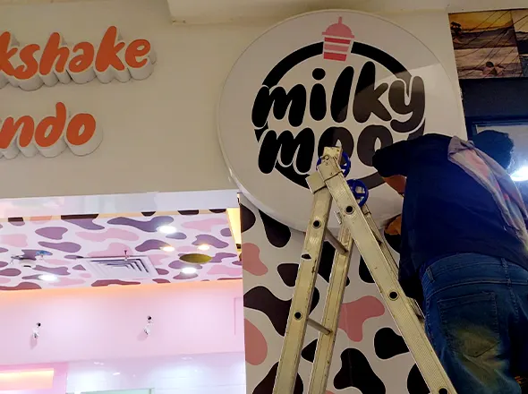 Report Engenharia Arquitetura empresa especializada em soluções modulares de quiosques de shopping em São Paulo Milky Moo Internacional Guarulhos 2